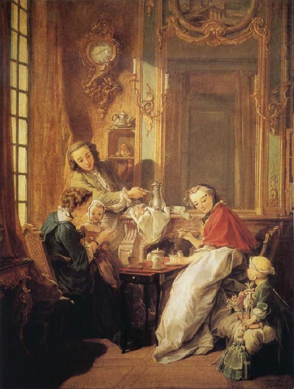 Francois Boucher The Breakfast china oil painting image